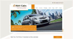 Desktop Screenshot of abhicabs.com